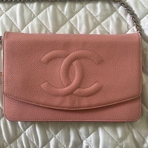 Chanel wallet chain caviar